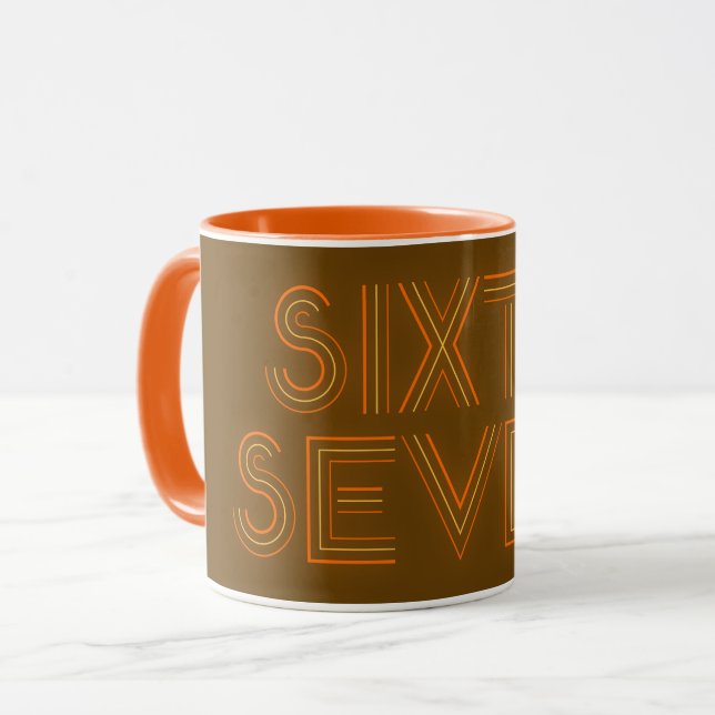 Caneca Estilo Retro 67 (Frente Esquerda)