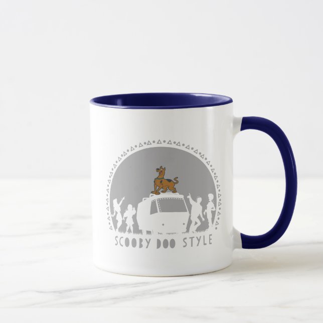 Caneca Estilo Scooby-Doo Tribal Van Silhouette (Direita)