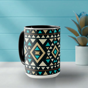 Caneca Estilo sudoeste geométrico moderno