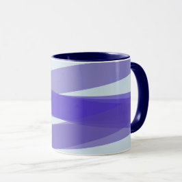 Caneca Estirpes Roxas Modernas Sobrepostas
