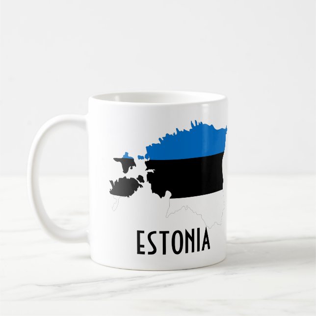 Caneca estônia de café da Estônia (Esquerda)