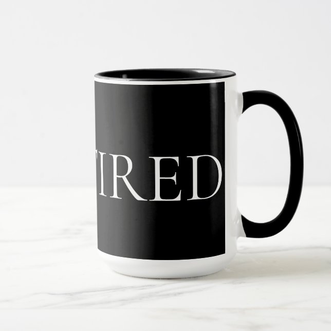 Caneca Estou Cansado – Frase Suave e Emocional (Direita)