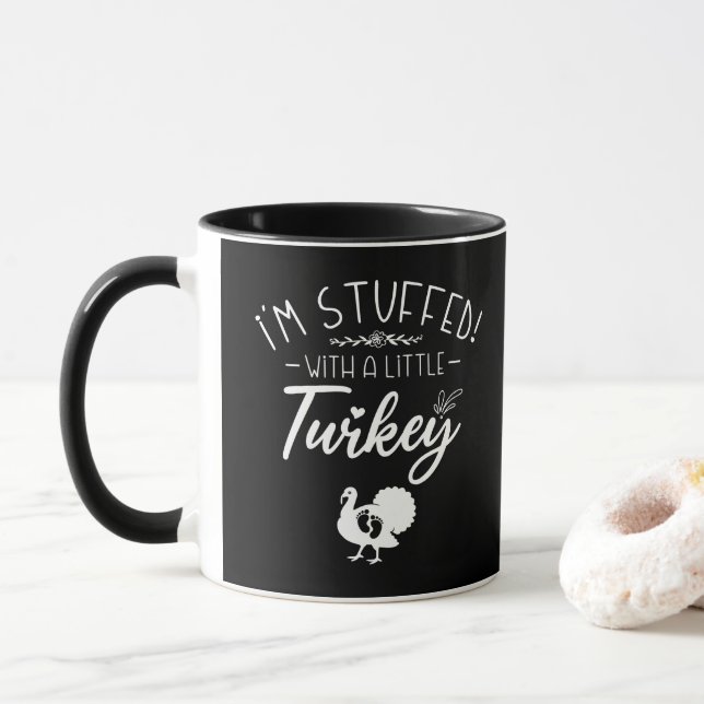 Caneca Estou Cheio Com Uma Mãe Legal Nova Fria (Com Donut)