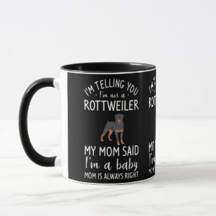 Caneca Estou dizendo que não sou um Rottweiler que minha