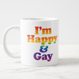 Caneca “Estou Feliz e Gay” – Xícara de Caféfé Orgu