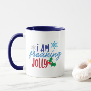 Caneca Estou Loucamente Alegre, Espírito Natalino Alegre