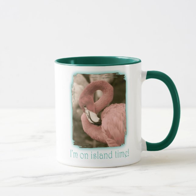 Caneca Estou na Ilha Time (Direita)