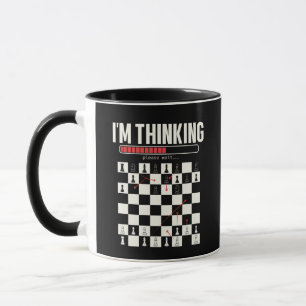 Caneca Estou Pensando Por Favor Aguarde Estratégia de Xad