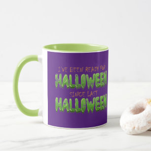 Caneca Estou Pronta Para O Halloween Desde O Último Hallo