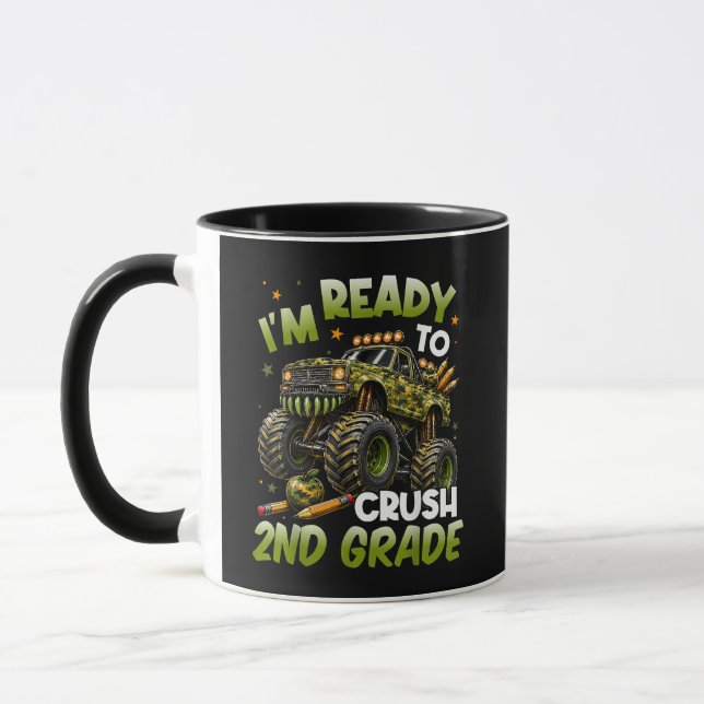 Caneca Estou Pronto para Esmagar o Caminhão Monstro da 2ª (Esquerda)