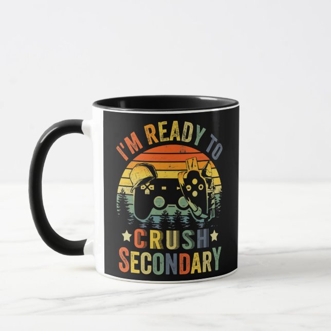 Caneca Estou pronto para esmagar o videogame secundário d (Esquerda)