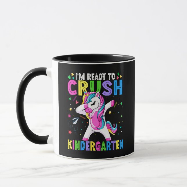 Caneca Estou Pronto Para o Jardim de Infância de Volta à  (Esquerda)