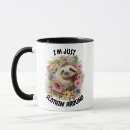 Caneca "Estou só a dar voltas" Sloth Novelty