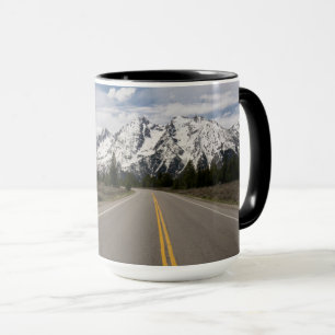 Caneca Estrada à cordilheira de Teton