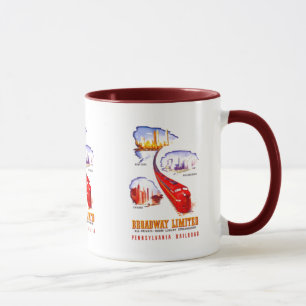 Caneca Estrada de ferro Broadway Streamliner limitado de