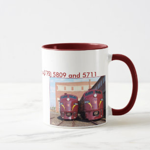 Caneca Estrada de ferro E-8a de Pensilvânia, s (JTFS)