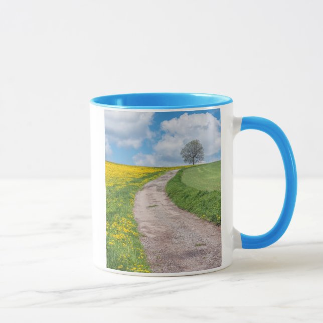 Caneca Estrada de Terra e Árvore (Direita)