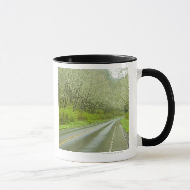 Caneca Estrada remota através da floresta (Direita)
