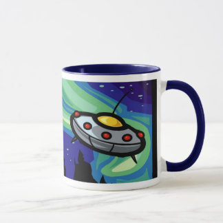 Caneca estrangeira 1 da nave espacial