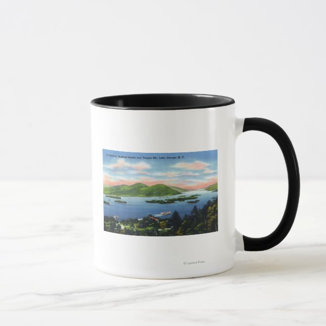 Caneca Estreitos, Centenas de Ilhas, Vista de Montanha da (Direita)