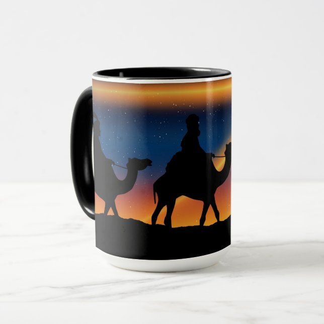 Caneca Estrela de Belém, Cristo nasceu, (Frente Esquerda)