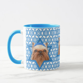Caneca Estrela de David de Hanukkah - Bruxelas Griffon