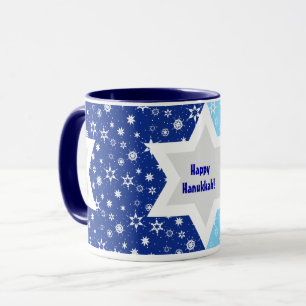 Caneca Estrela de Hanukkah de David Mug
