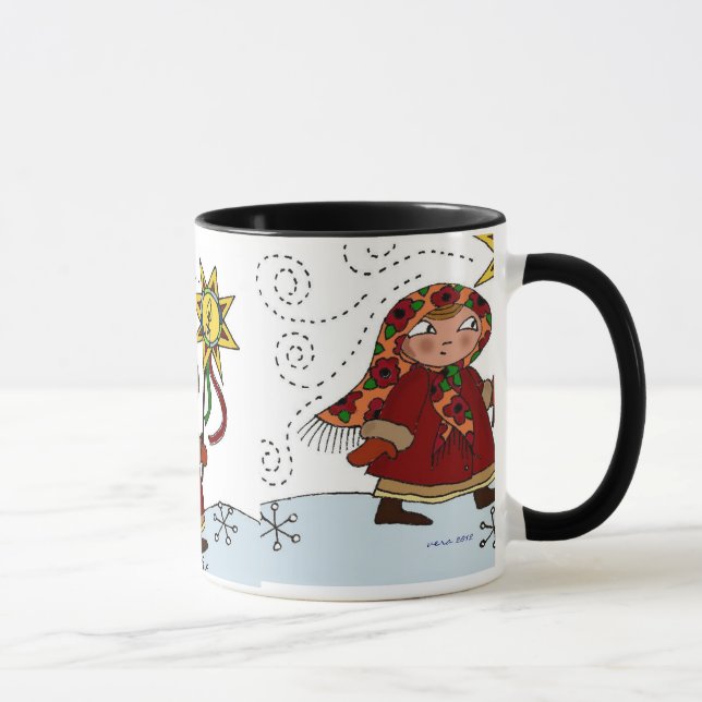 Caneca Estrela ucraniana do Natal (Direita)