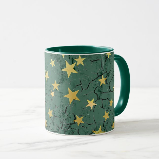 Caneca Estrelas de Férias ⭐ Mug (Frente Esquerda)