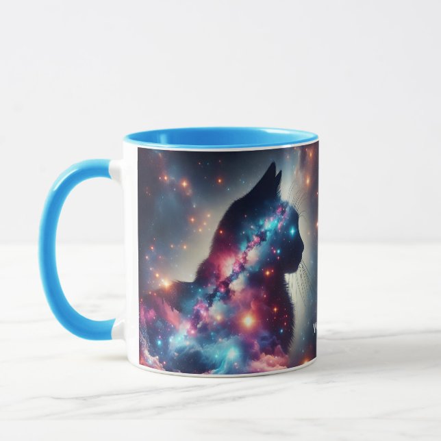 Caneca Estrelas de Gato do Espaço Fantasma (Esquerda)