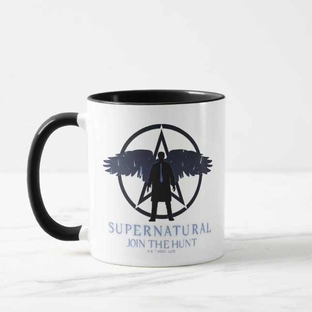 Caneca Estrelas de queda de castiel sobrenaturais (Esquerda)