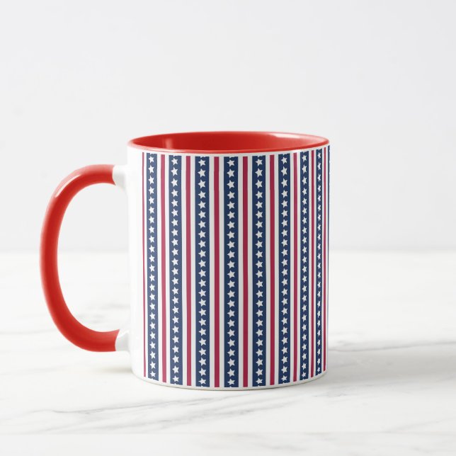 Caneca estrelas e listras Americana (Esquerda)