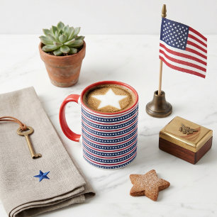 caneca estrelas e listras americanas