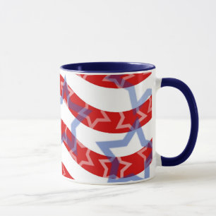 Caneca Estrelas e Stripes
