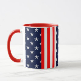 Caneca Estrelas e Stripes Americanas de Dois Toneladas