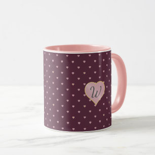 Caneca Estrelas em Corações em Port Mug