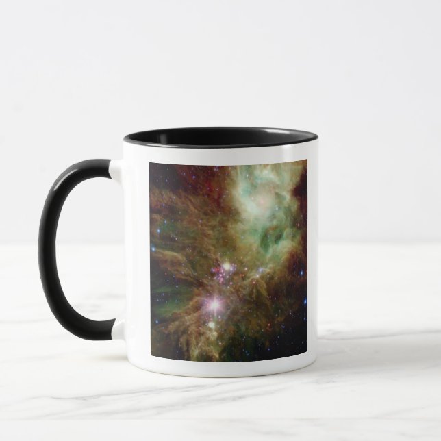 Caneca Estrelas recém-nascidas no cluster da Árvore de Na (Esquerda)