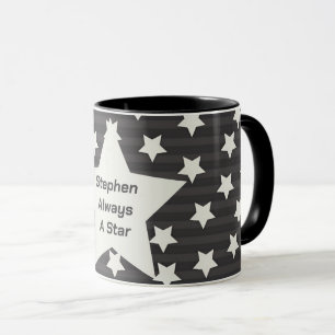 Caneca Estrelas sobre Cinzas de Stripes
