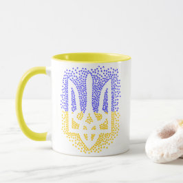 Caneca Estrelas ucranianas de dispersão de trizub