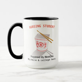 Caneca Estudante de Enfermagem Personalizado Energizado p