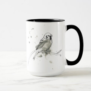 Caneca Estudo de aves gesturais