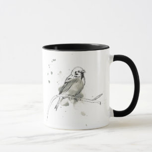 Caneca Estudo de aves gesturais
