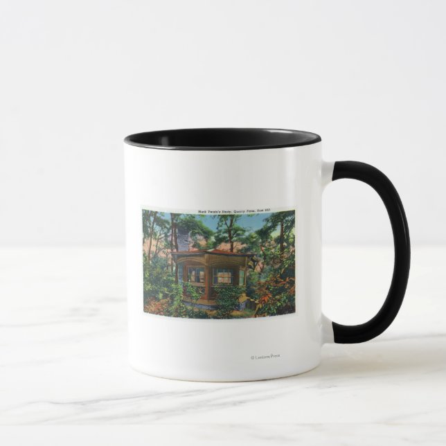Caneca Estudo de Mark Twain na Quarry Fazenda, East Hill (Direita)