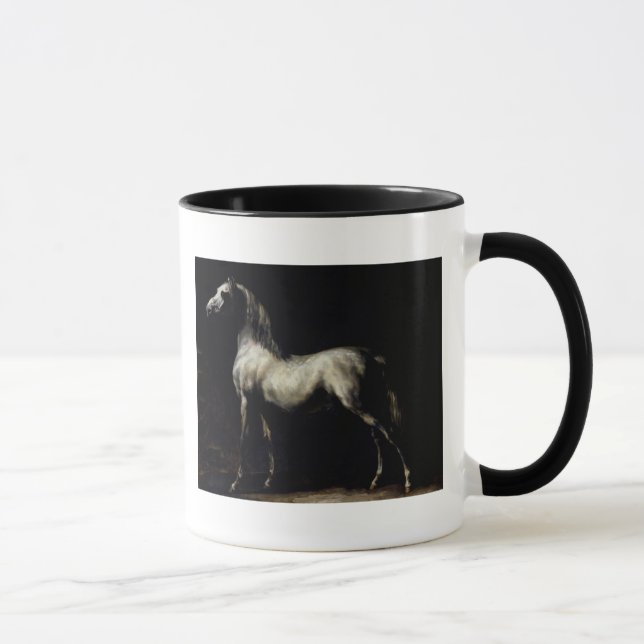 Caneca Estudo de um cinza do Dapple (Direita)