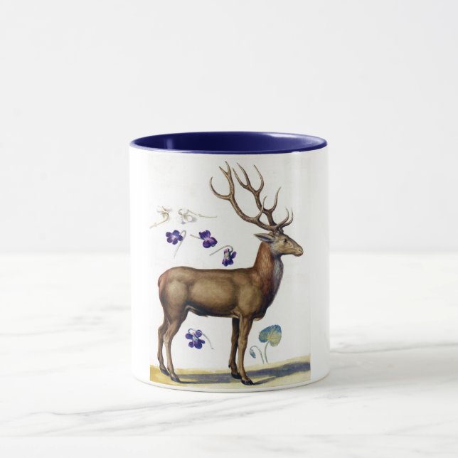 Caneca Estudo de Veado e Flor, Arcimboldo (Centro)