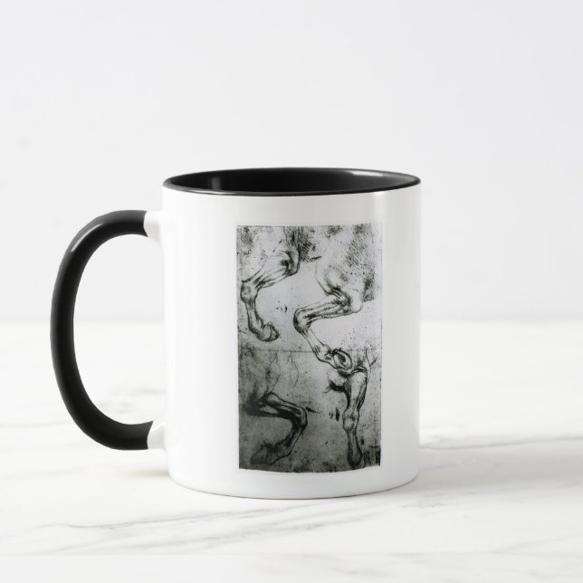 Caneca Estudos dos pés dos cavalos (Esquerda)
