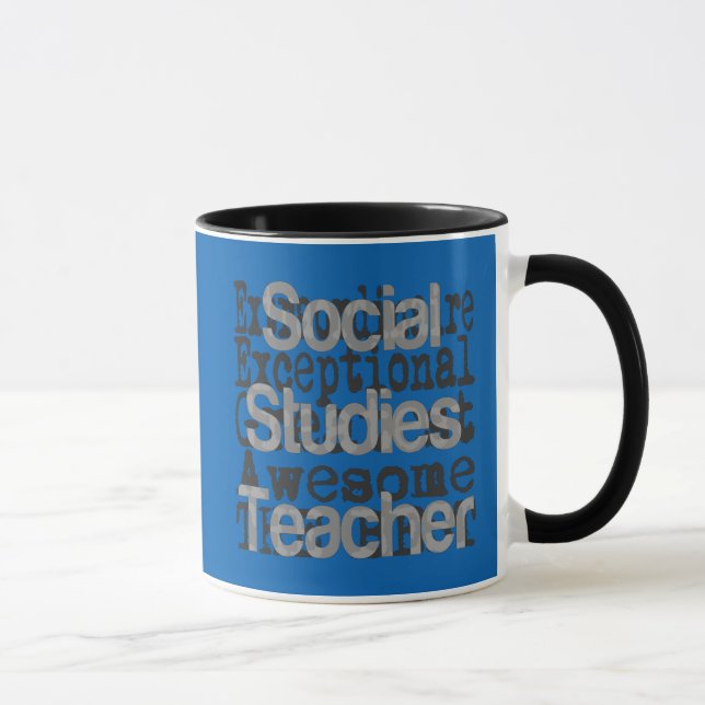 Caneca Estudos Sociais Professor Extraordinário (Direita)