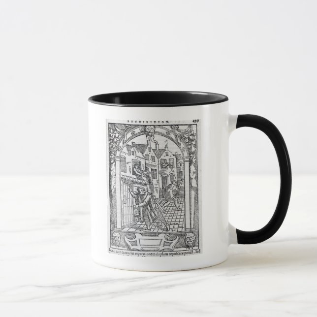 Caneca Esvaziando os potes de câmara (Direita)
