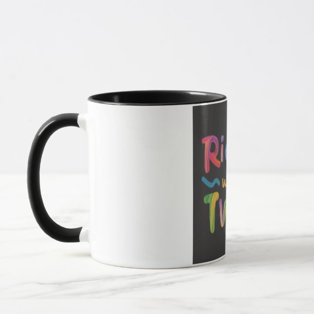 Caneca Esvaziando Riqueza, Um Sip de cada Vez (Esquerda)