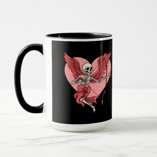 Caneca Eterno Love Skeleton Angel Mug (Esquerda)
